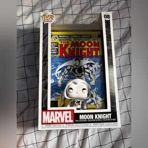 Funko Pop Comic Cover Moon Knight Black and White